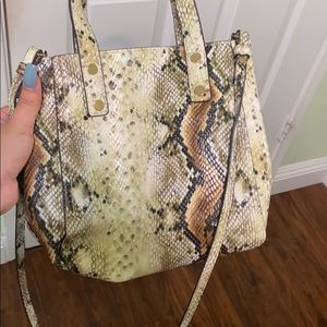 Snake skin little crossbody